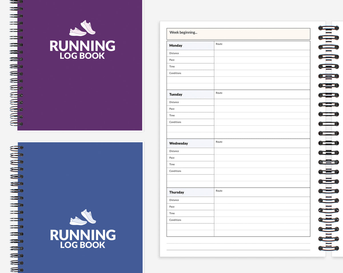 Running Log Book 2023: Complete Runner's Training Log Book, Goal Tracker & Running Logbook, A