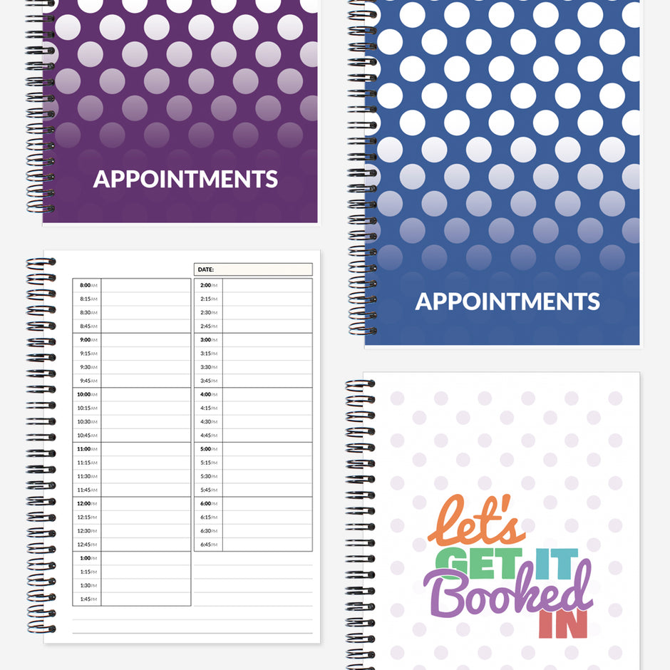 Salon appointment book from York Stationery