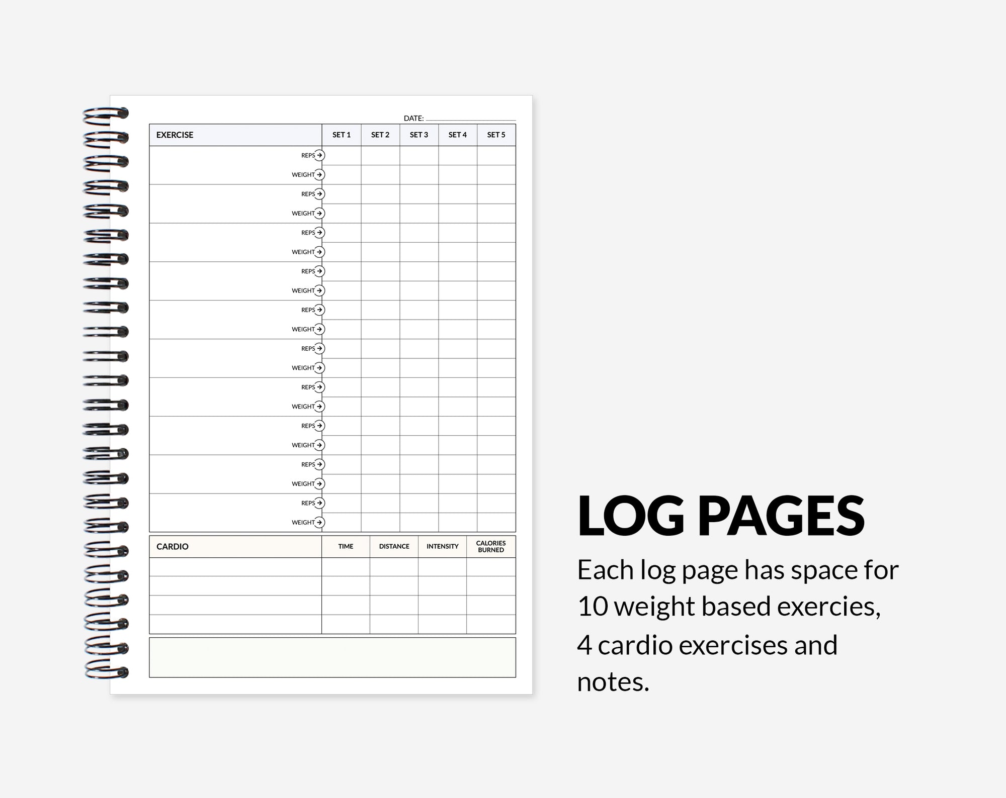 Gym Diary and Workout Log Book – York Stationery
