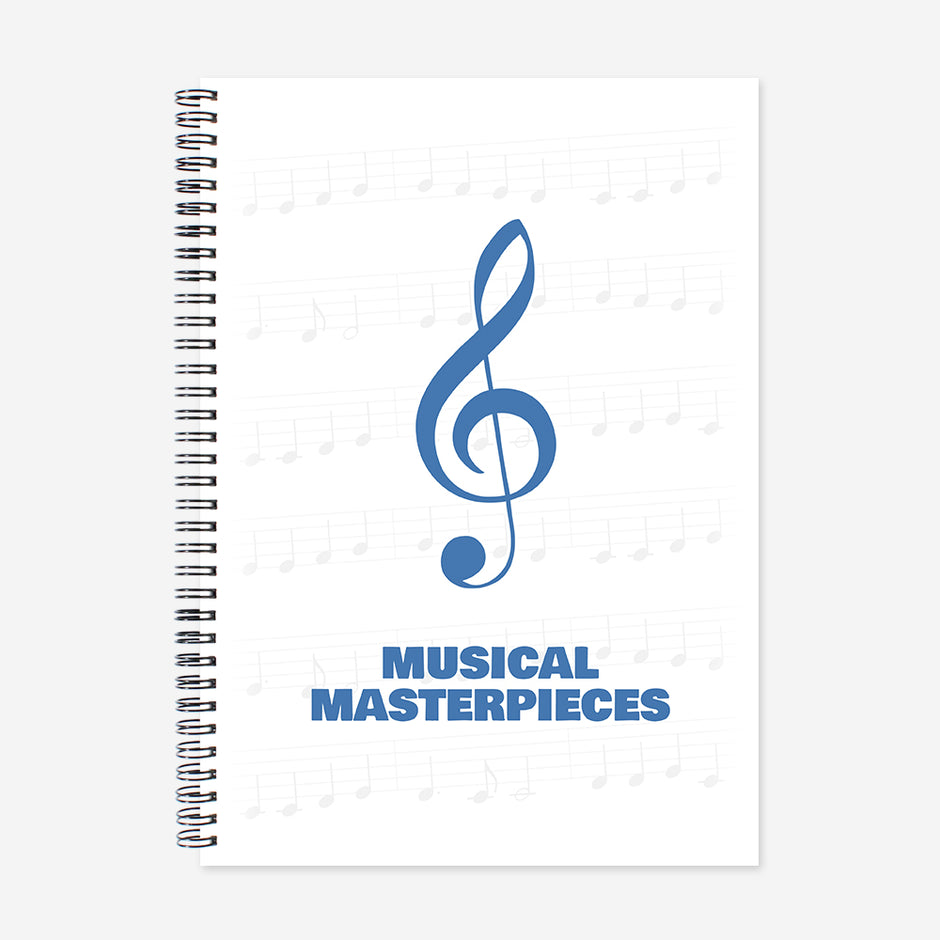 A4 Music Manuscript Notebook