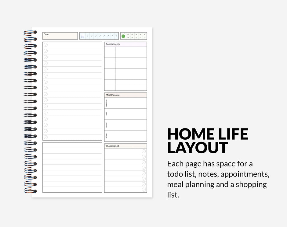 Home Life Daily Planner