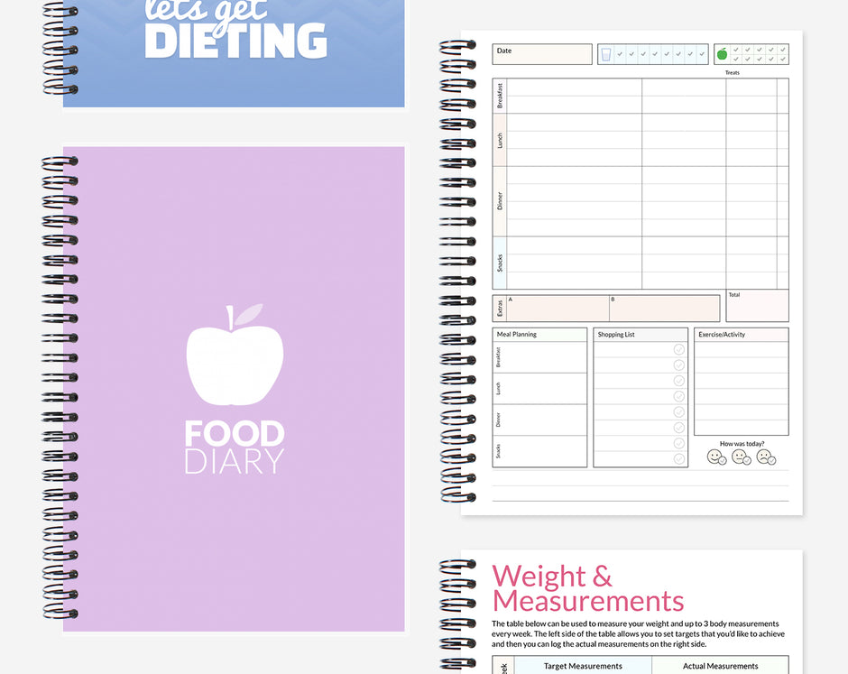 Slimming World Day-Per-Page Food Diary
