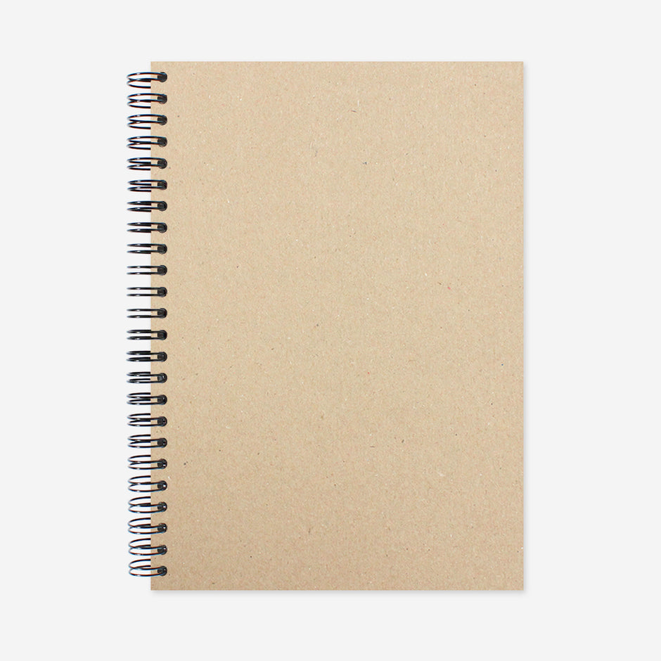 A5 Kraft Cover Wirebound Notebook