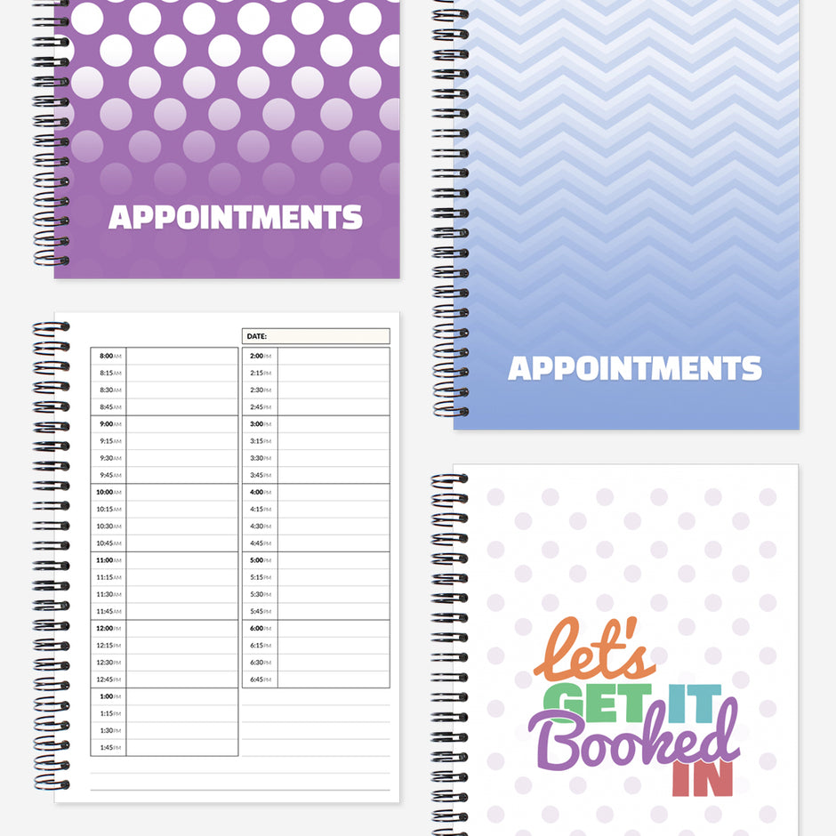 Salon appointment book from York Stationery