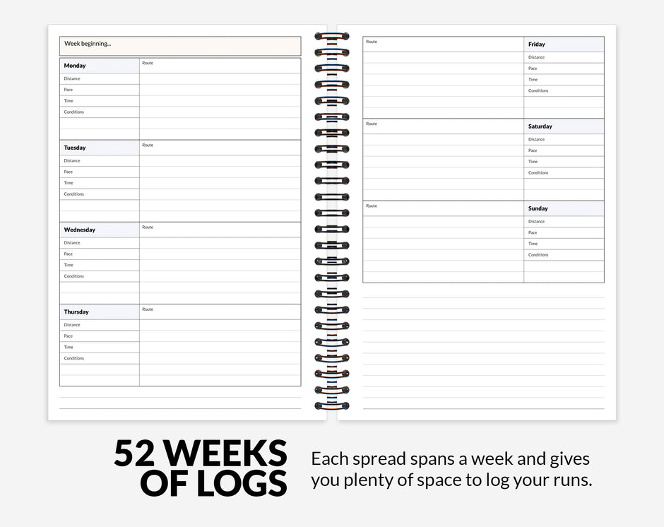 Running Diary and Log Book